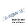 49644 - Cople inserción de latón 1/2" para poliducto negro, Foset