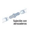 49645 - Cople inserción de latón 3/4" para poliducto negro, Foset