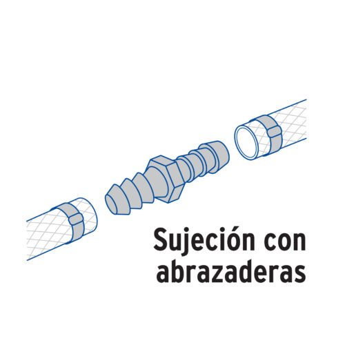 49645 - Cople inserción de latón 3/4" para poliducto negro, Foset