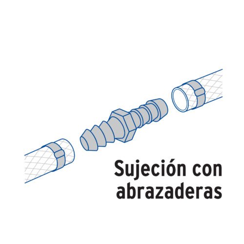 49646 - Cople inserción de latón 1" para poliducto negro, Foset