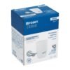 49668 - Portavaso cepillero cromo con vaso de vidrio, Foset Element