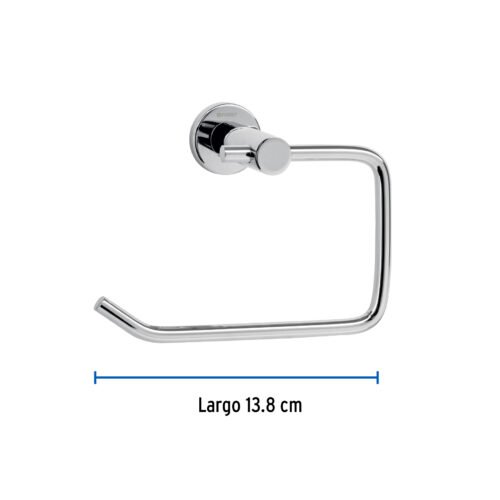 49671 - Portarrollo metálico acabado cromo, Foset Element
