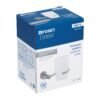 496743 49674 - Portavaso cepillero satín con vaso de vidrio, Foset Element