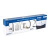 496813 49681 - Juego de 6 accesorios para baño acabado cromo, Foset Element