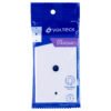 49711 - Placa de ABS pasacable, Standard, blanco, Volteck