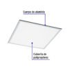 49724 - Panel delgado colgante de LED 45 W 60 x 60 cm luz neutra