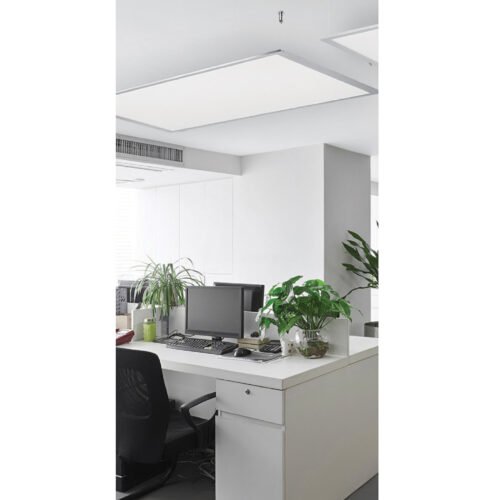 49724 - Panel delgado colgante de LED 45 W 60 x 60 cm luz neutra