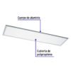 21 OCT-YENN 2023 49725 - Panel delgado colgante de LED 45 W 30 x 120 cm luz neutra