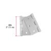 49738 49738 - Bolsa c/2 bisagras cuadradas 3", plana, acero inox, HERMEX