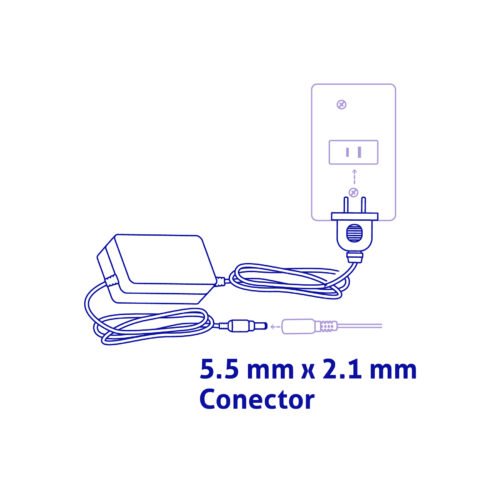 49784 - Fuente de Alimentación 12V 2A para CCTV, Volteck