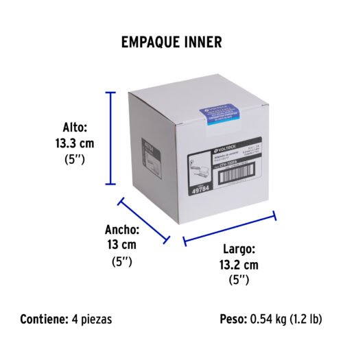 49784 - Fuente de Alimentación 12V 2A para CCTV, Volteck