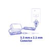 49787 - Fuente de Alimentación 12V 5A para CCTV, Volteck