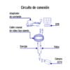 497922 49792 - Cable Video y Energía Tipo Siamés CCTV, 30 metros, Volteck