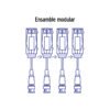 49793 - Par de Transceptores Pasivos Video Balun, hasta 8MP, Volteck