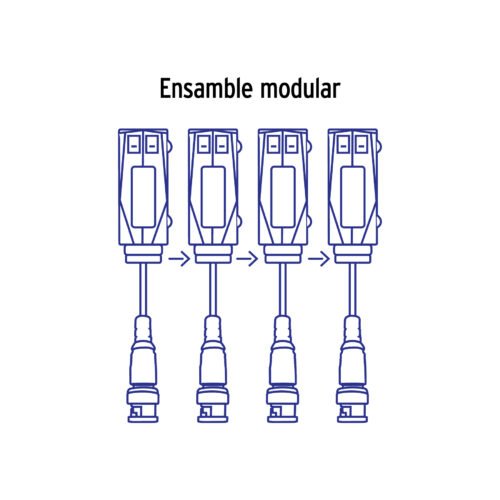 49793 - Par de Transceptores Pasivos Video Balun, hasta 8MP, Volteck