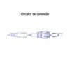 49794 - Conector de energía para CCTV tipo macho, Volteck