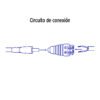 49795 - Conector de energía para CCTV tipo hembra, Volteck