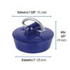 49815 - Tapón de PVC para lavabo, 26 a 35 mm, Foset