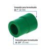 49824 - Reducción de PPR 1" x 3/4", Foset