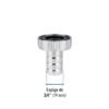 49825 - Adaptador de latón 1/2" para manguera, Foset
