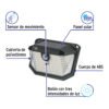 498271 49827 - Luminario Solar LED 3 W con sensor de movimiento, VOLTECK