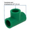 49832 - Tee sencilla de PPR 1/2", Foset