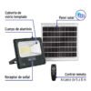 49836 - Reflector Led 100 W con panel solar, luz de día, Volteck