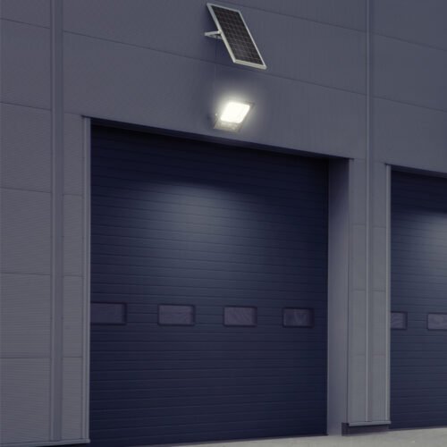 49837 - Reflector Led 200 W con panel solar, luz de día, Volteck