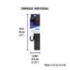 49859 - Multicontacto 16 AWG doméstico con 6 entradas, negro Volteck