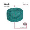 498652 49865 - Piola de Polipropileno trenzada, multicolor, 8mm, 1 Kg