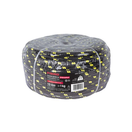 49866 - Piola de Polipropileno trenzada, multicolor, 10mm, 1 Kg