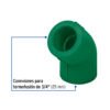 49868 - Codo 45° de PPR, 3/4" (25mm), FOSET