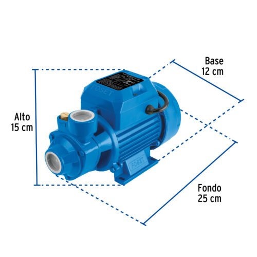 498772 49877 - Bomba periférica 1/2HP, altura máx 25m, uso agrícola, FOSET