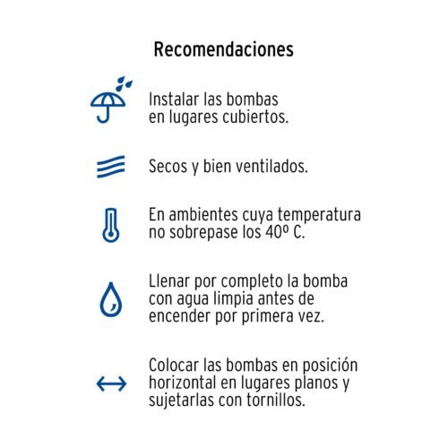 498774 49877 - Bomba periférica 1/2HP, altura máx 25m, uso agrícola, FOSET