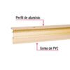 49878 - Guardapolvo automático 90 cm dorado, HERMEX
