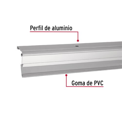 49884 - Guardapolvo automático 100 cm aluminio, HERMEX