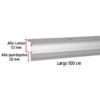 49884 - Guardapolvo automático 100 cm aluminio, HERMEX