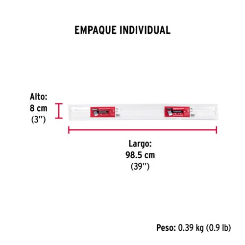 49888 - Guardapolvo automático 90 cm blanco, HERMEX