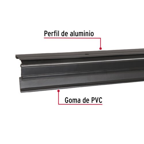 49890 - Guardapolvo automático 90 cm negro, HERMEX