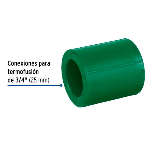 49892 - Cople de PPR, 3/4" (25mm), FOSET