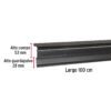 49894 - Guardapolvo automático 100 cm negro, HERMEX
