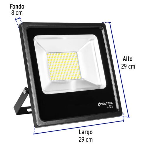 49895 - Reflector delgado de LED 100 W luz de día, Volteck