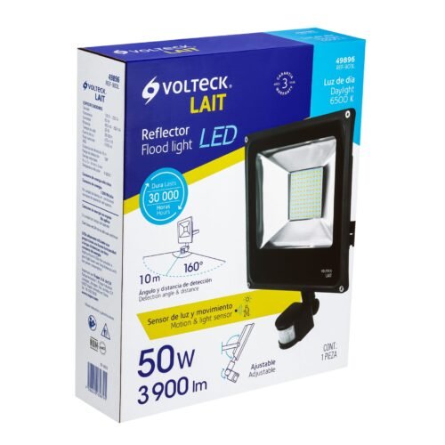 49896 - Reflector LED 50 W alta intensidad con sensor de movimiento