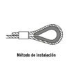 499093 49909 - Bolsa con 10 guardacabos para cable de acero de 3/16", FIERO
