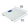 49910 - Báscula digital para baño, hasta 180 kg, Foset