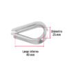499122 49912 - Bolsa con 5 guardacabos para cable de acero de 5/16", FIERO