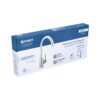49915 - Monomando cromo cuello alto para fregadero, Foset Element