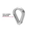 499171 49917 - Bolsa con 5 guardacabos para cable de acero de 7/16", FIERO