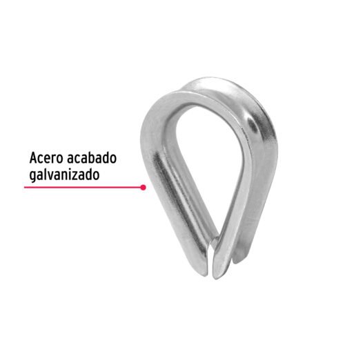 499171 49917 - Bolsa con 5 guardacabos para cable de acero de 7/16", FIERO