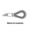 499173 49917 - Bolsa con 5 guardacabos para cable de acero de 7/16", FIERO